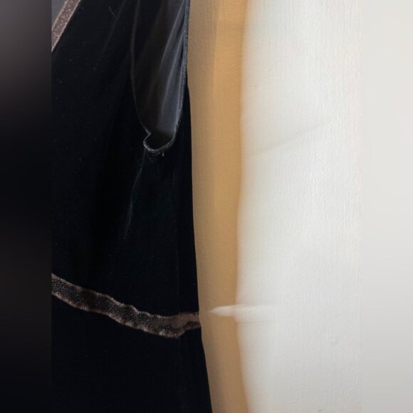 Vintage Y2K Bergdorf Goodman Rosa Nichols Silk Blend Velvet Maxi Slip Dress S - Picture 6 of 16